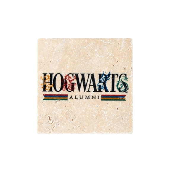 Universal Studios Harry Potter Hogwarts Alumni Travertine Coaster - Picture 2 of 2